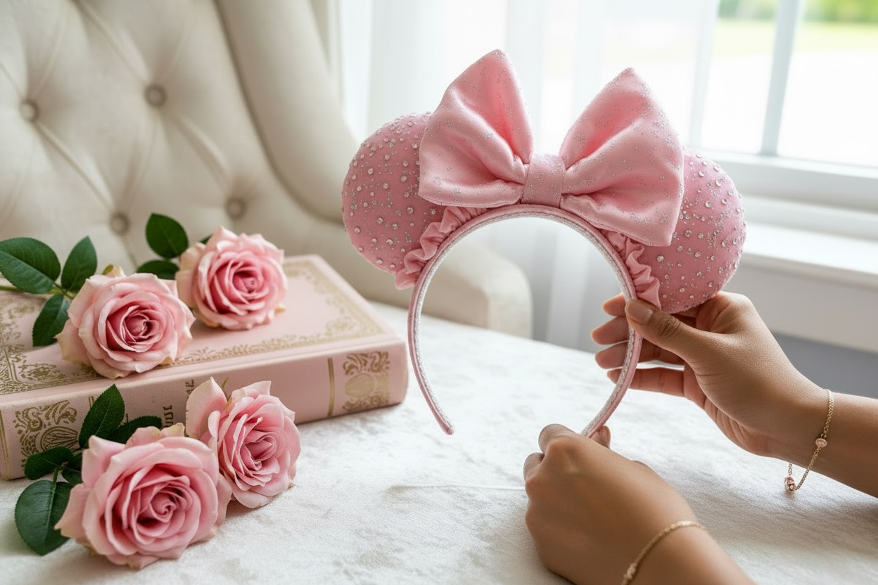 Pretty In Pink Ruffles and Rhinestones