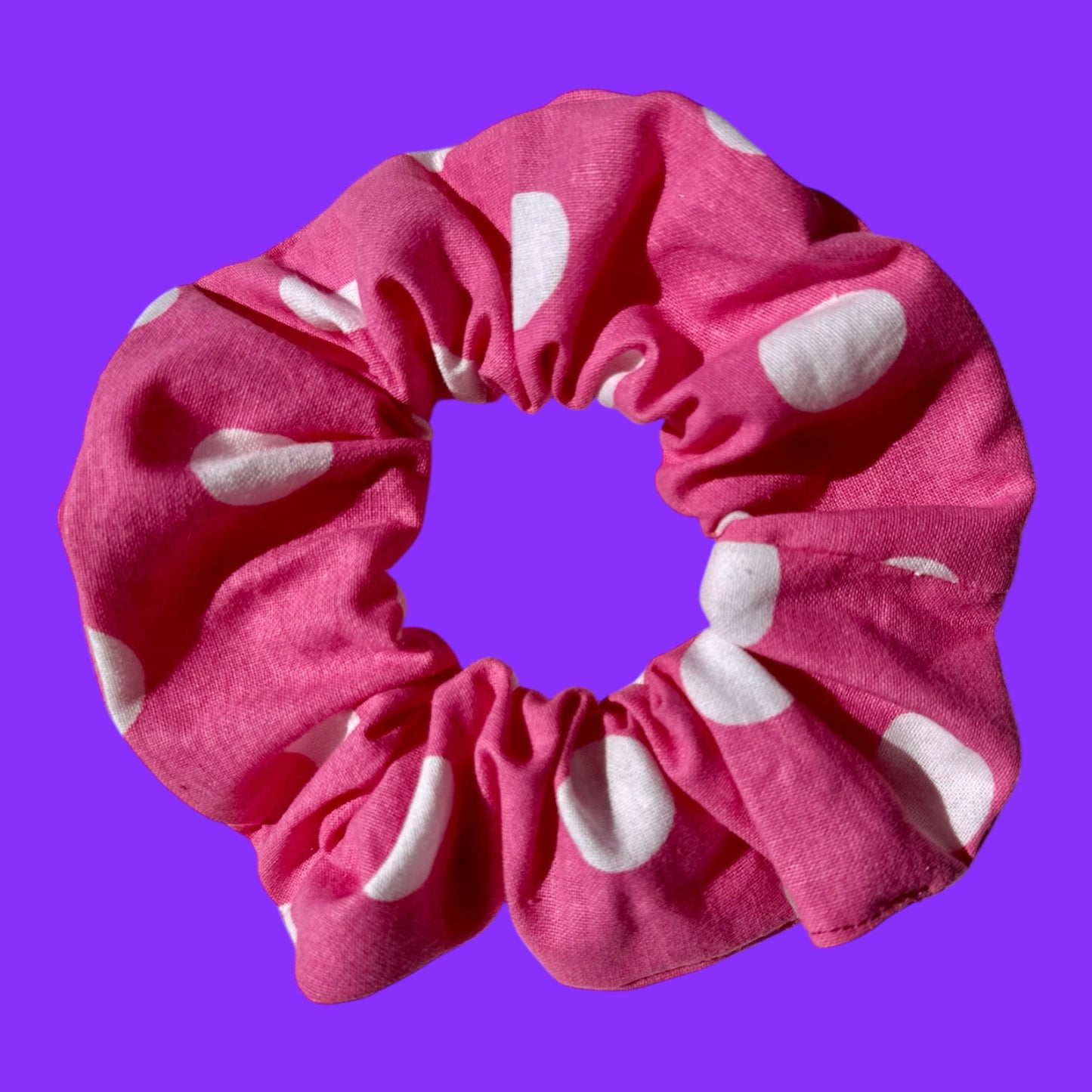 Pink and White Polka Dot